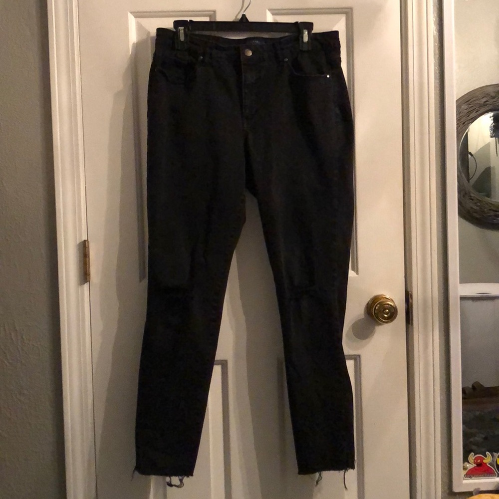Black ripped Kaari Blue jeans